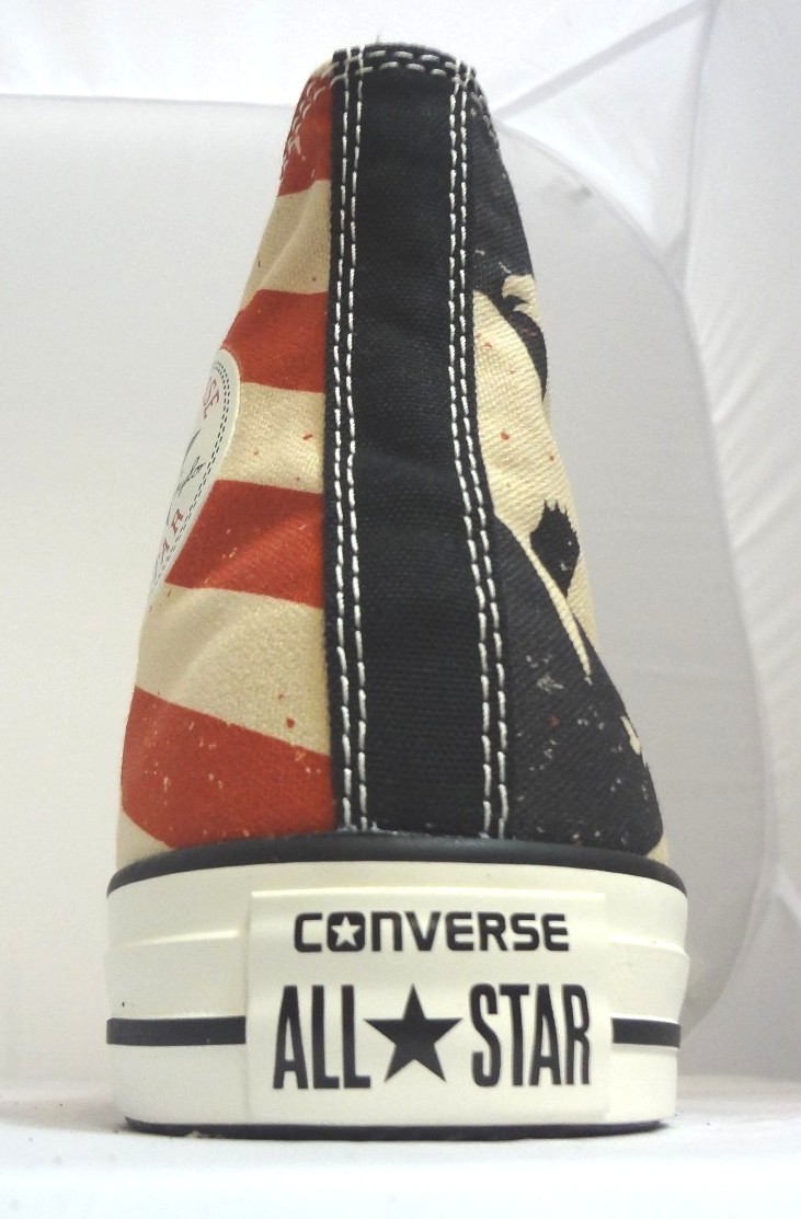 Converse Chuck Taylor All Star Vintage American Flag Black/Fire High Top 144677F