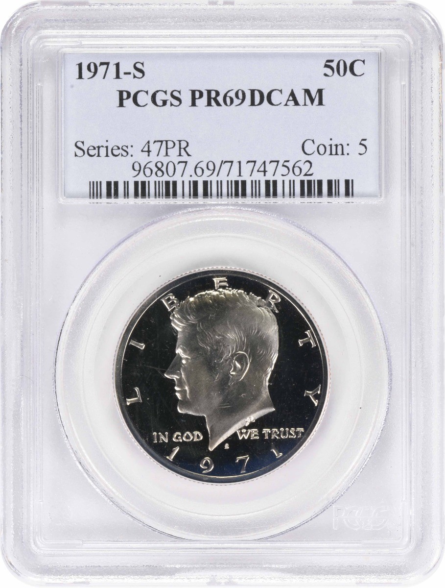 1971-S Kennedy Half Dollar PF69DCAM PCGS