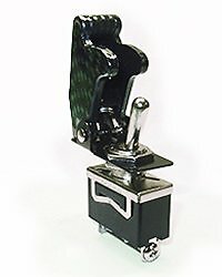 Safety Toggle Switch SPDT 20 Amp"Carbon Fiber"