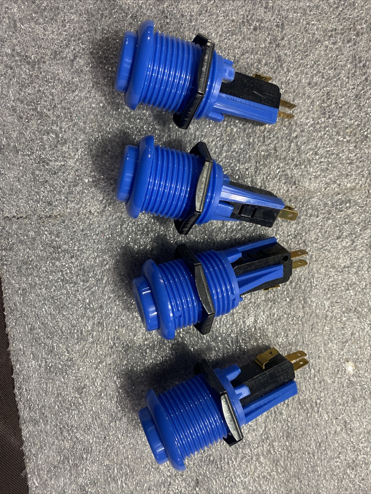 Arcade Game Pushbutton w/ Micro Switch for MAME Jamma + arcade games, Set Of 4