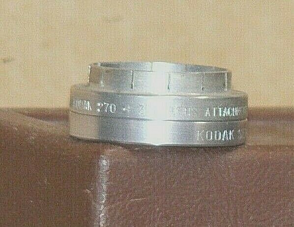 Kodak Series V  270-320, Slip-On Adapter with a Retaining Ring, Made in England