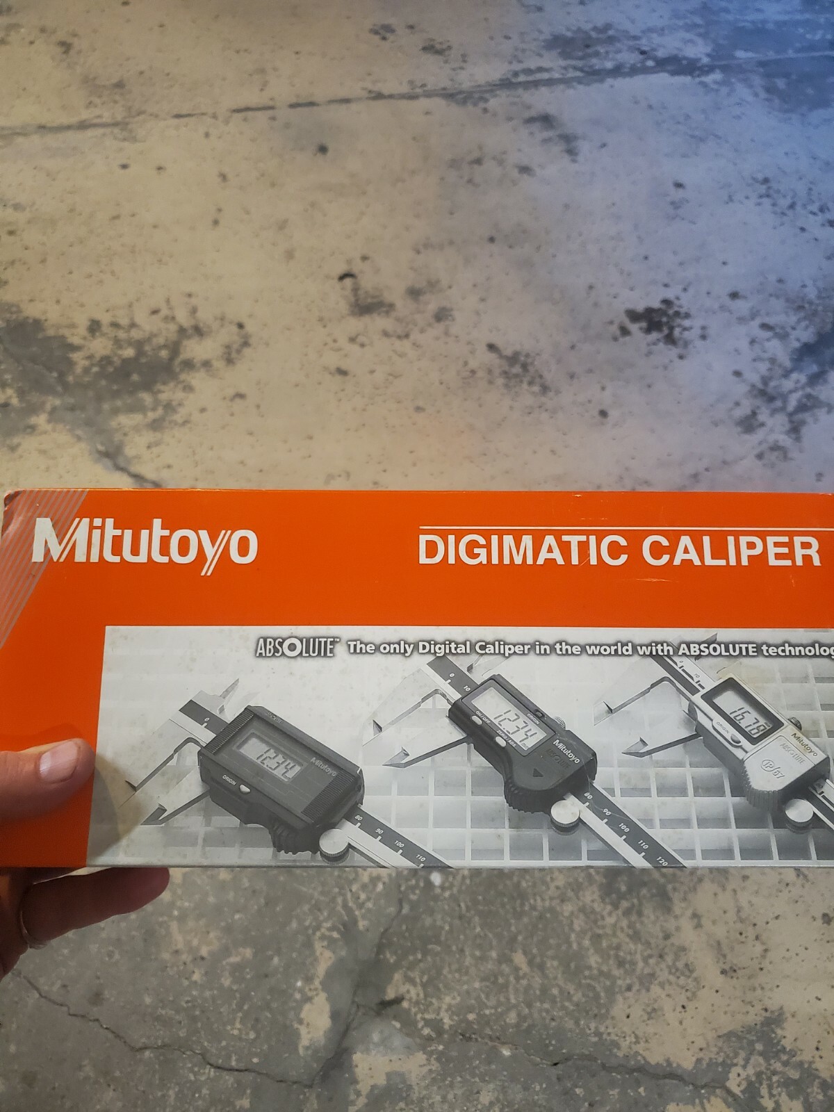Mitutoyo 573-602 Offset Digital Caliper, 0-200mm Range, 0.01mm