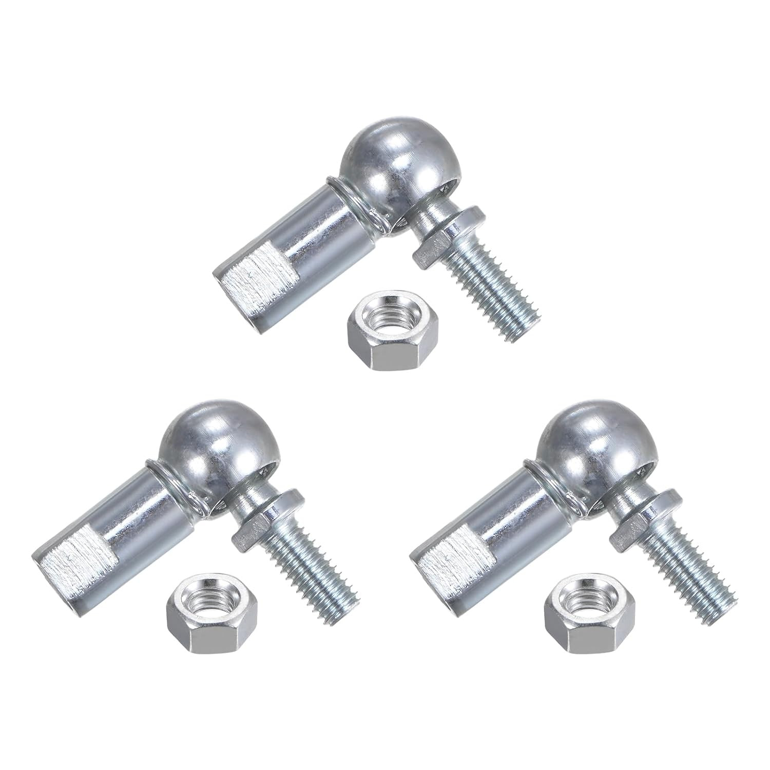 3 Pcs CS10 Angle Ball Joint - [M6 Right Hand Thread] A3 Steel Ball Socket Univer