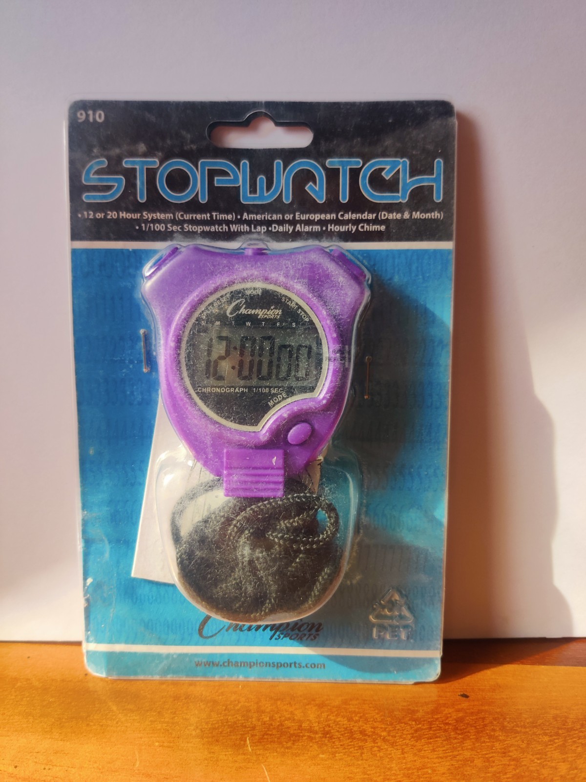 NEW Champion Watch sealed model  910 Purple color multipurpose fitness sports .
