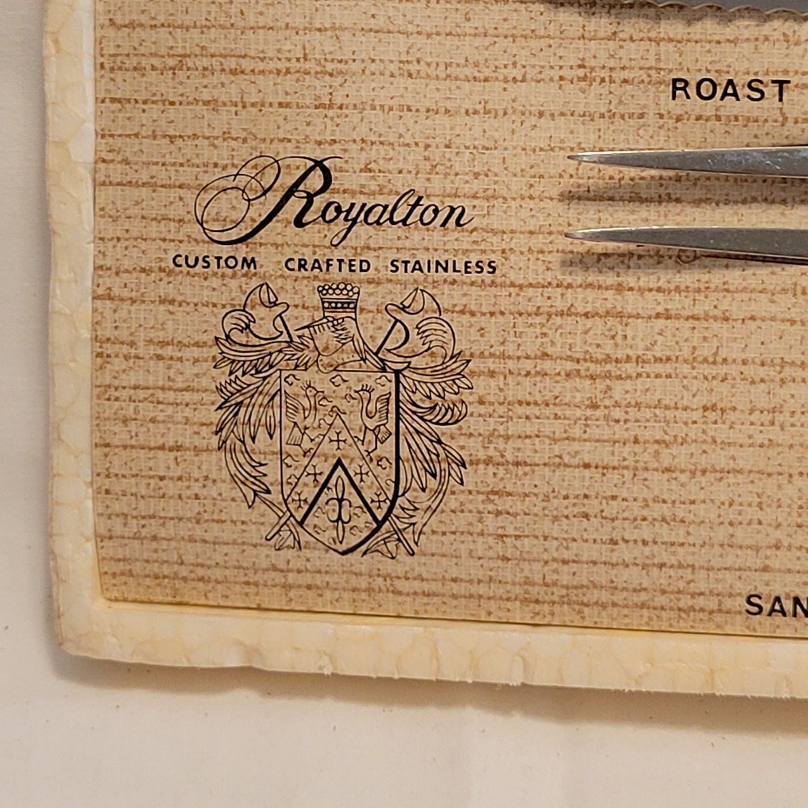 Vintage "Royalton Custom Crafted Stainless” 4-piece cutlery set