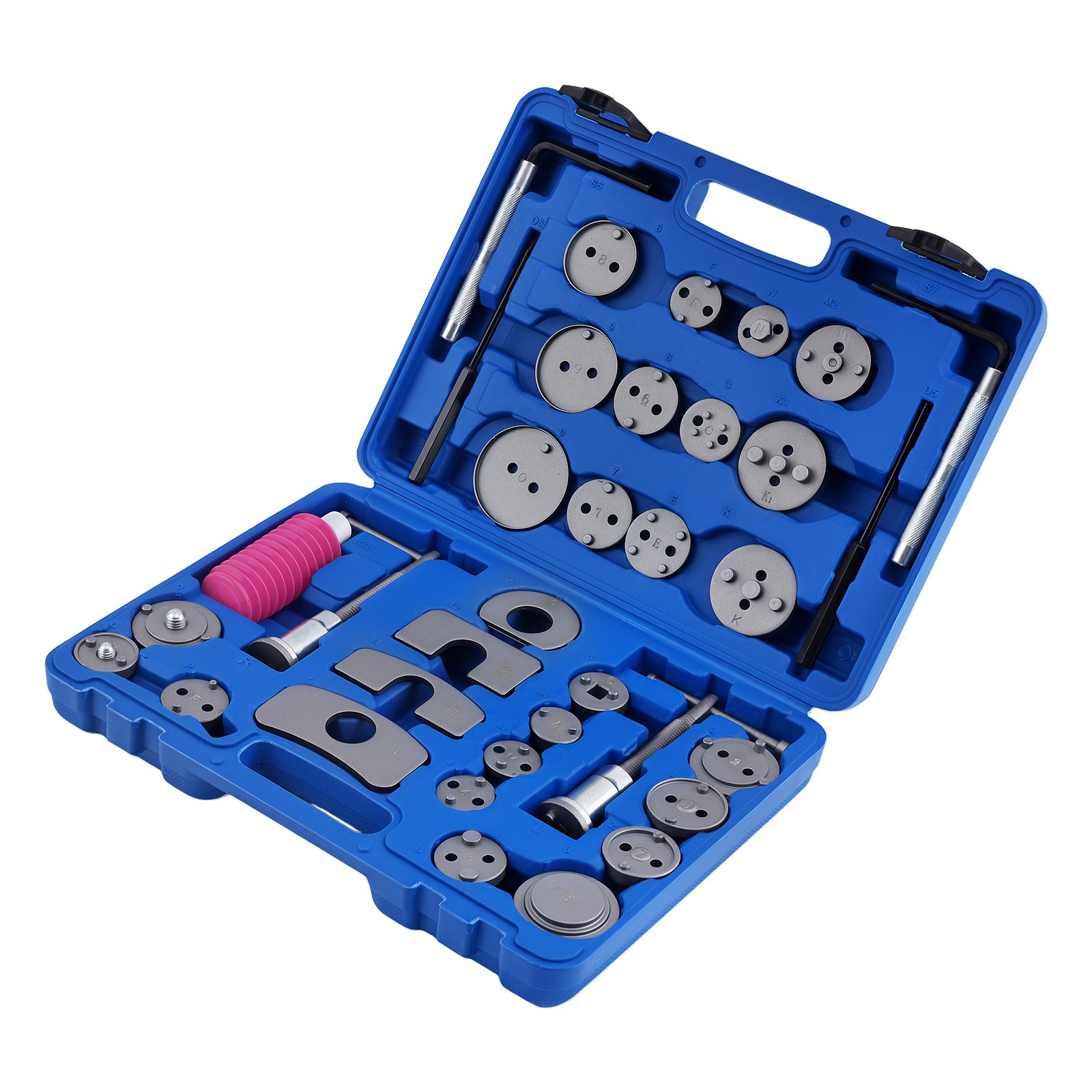35PC Piece Universal Brake Disc Caliper Wind Back Tool Kit Piston Rewind