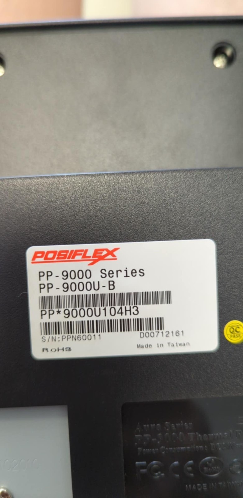 Posiflex Pos Thermal Receipt Printer PP-9000U-B series