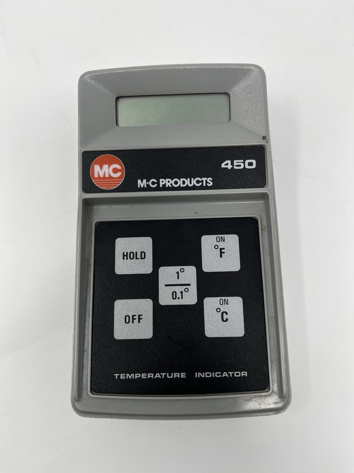 M-C Products Model 450K Digital Thermometer Temperature Indicator Untested USA