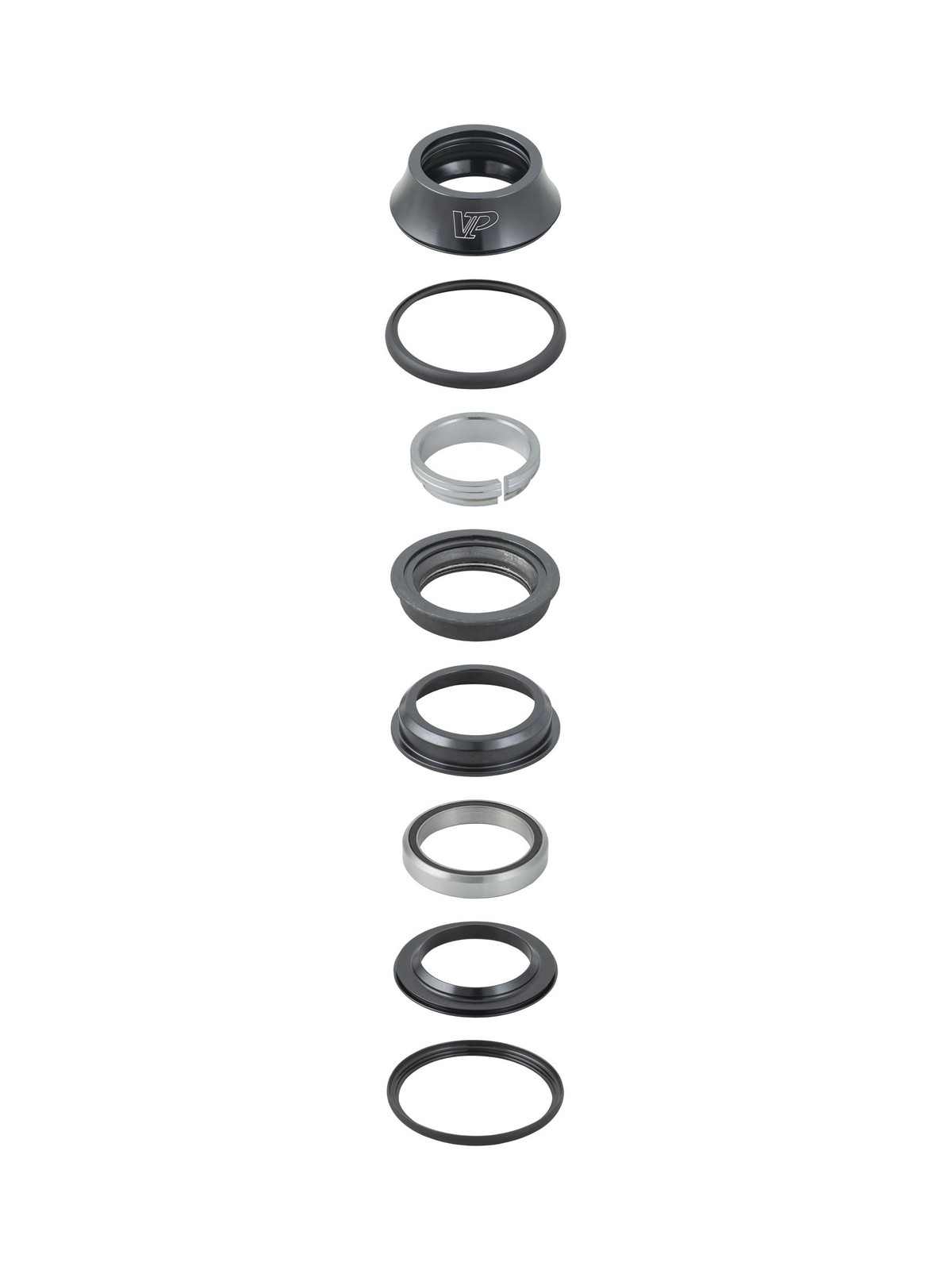 VP Components A01ACK Complete Headset 28.6mm (1-1/8˝) Black