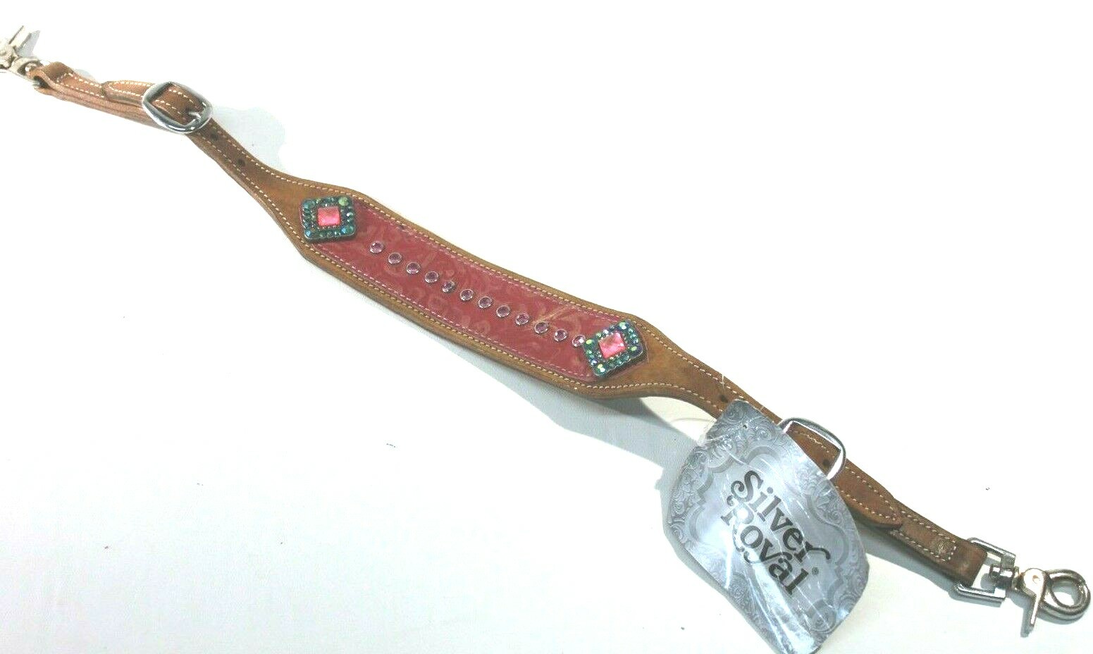 Silver Royal Brand Fancy Purple Pony Sized Wither Strap horse tack 45-7954P