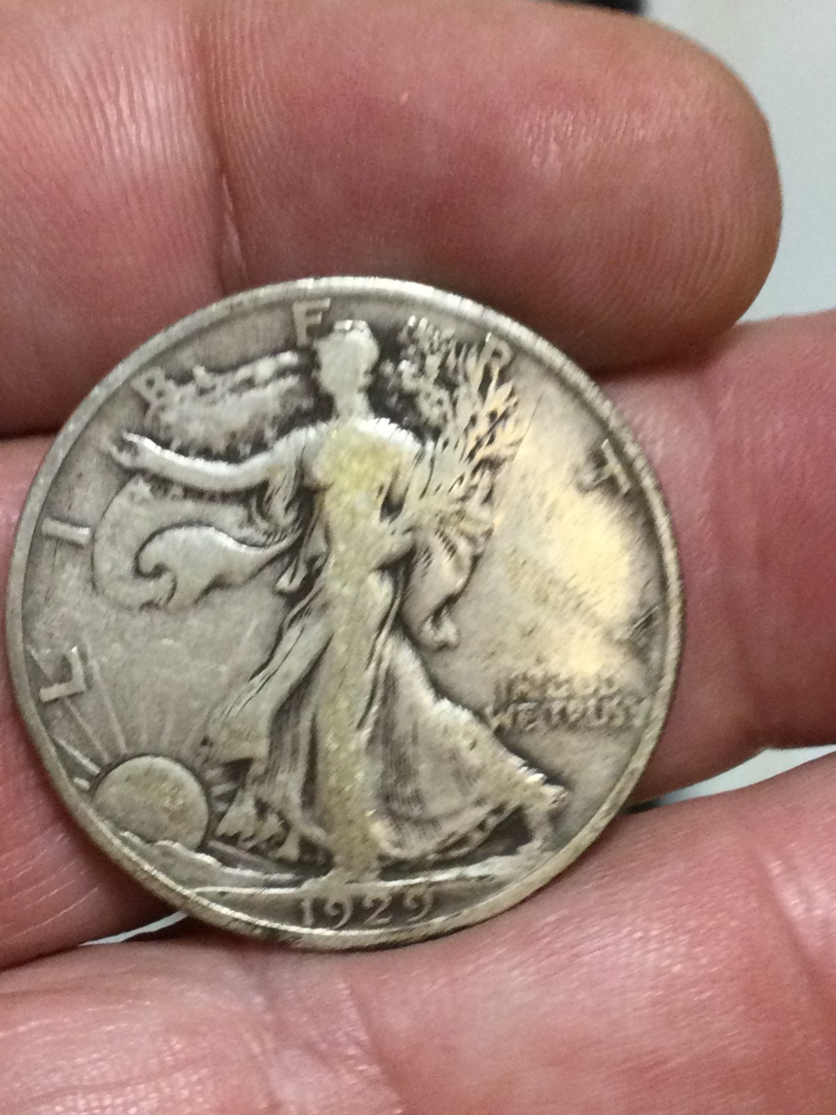 1929 s Walking Liberty Half dollar