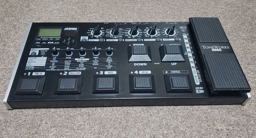 Korg AX3000G ToneWorks Guitar Multi Effects w/ Original Adapter Tested Working