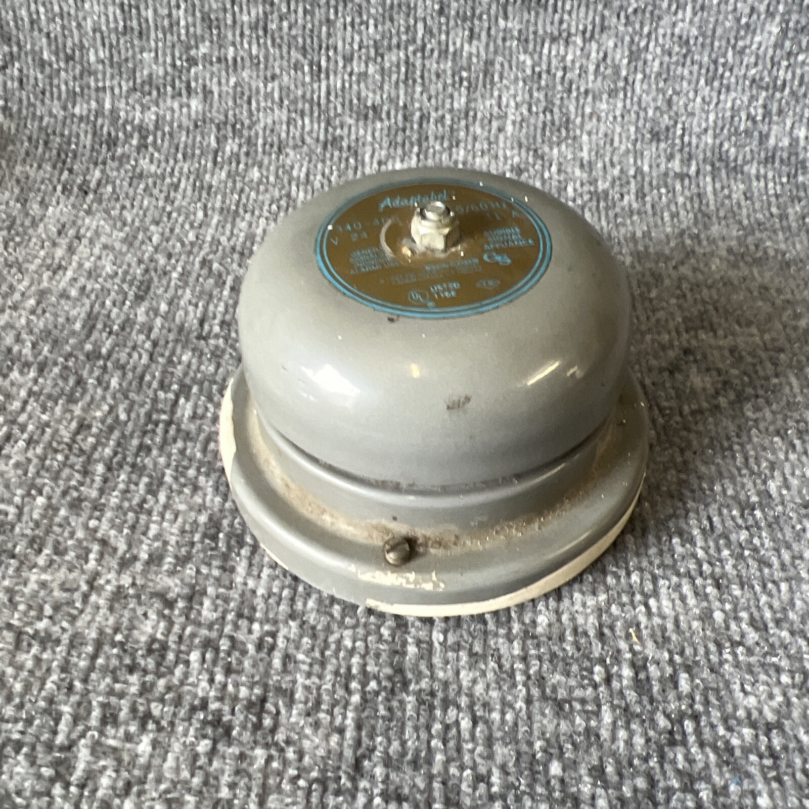 Edwards Signaling 340-4G5 AC Adaptabel 4"  Vibrating Bell Used