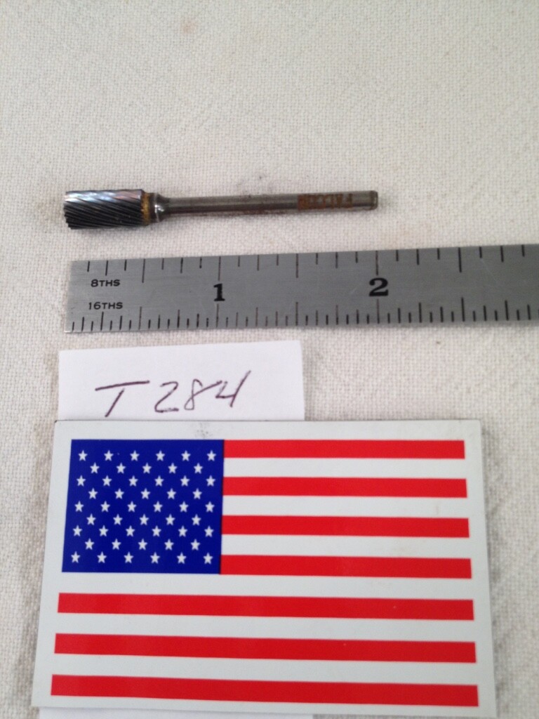 1 NEW FALCON / SGS 1/8" SHANK CARBIDE BURR. SA-51 SINGLE CUT. USA MADE -T284-