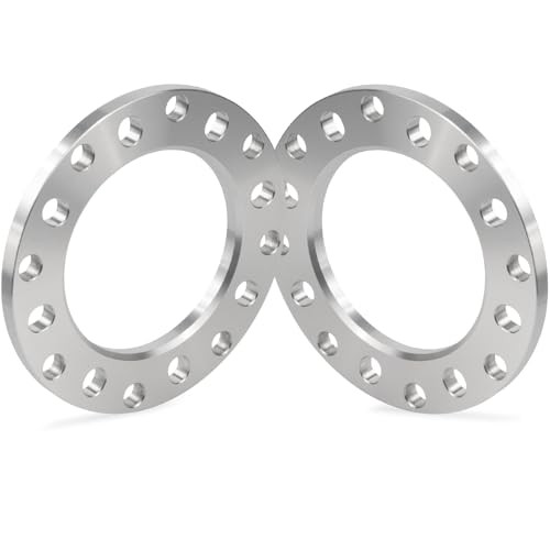 12mm 8 Lug Universal Wheel Spacers, Fit for F250 silver 12mm (1/2") Thick-2PC