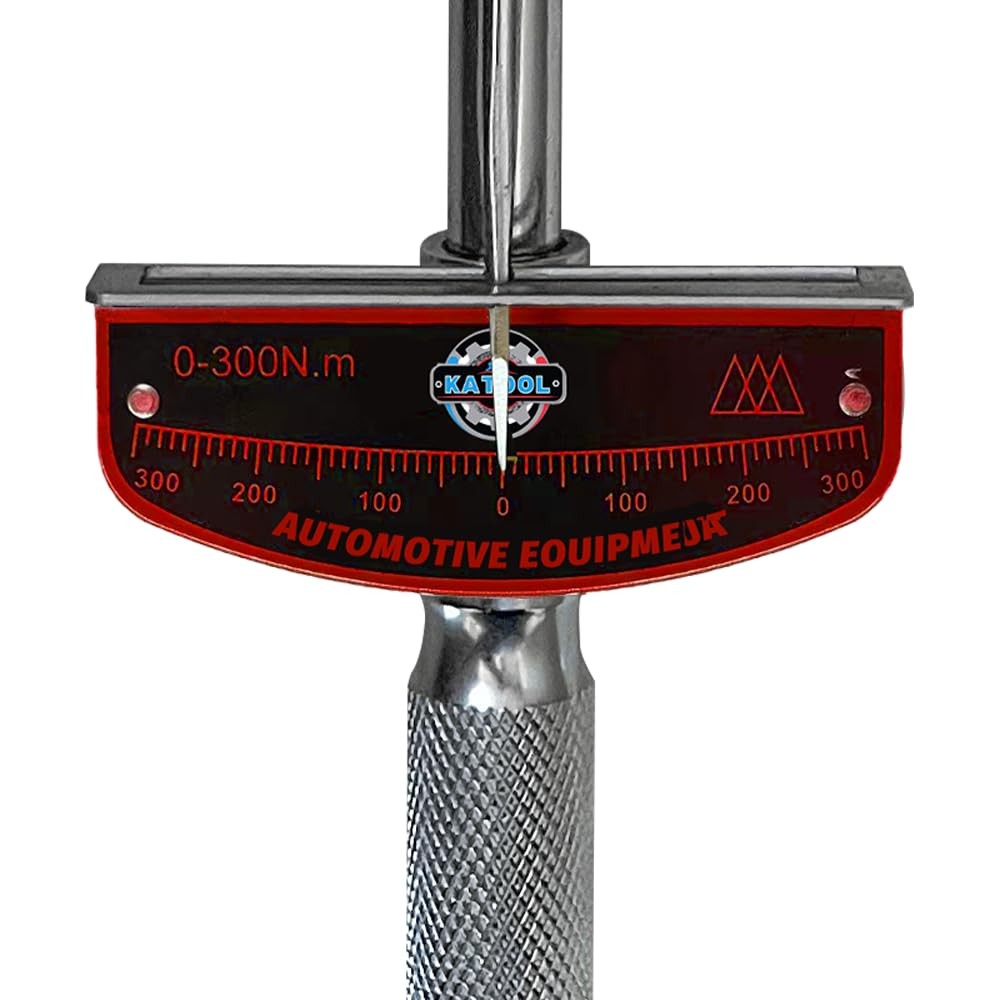 Motool Technology 1/2" Drive Beam Torque Wrench 0-300 N. Red
