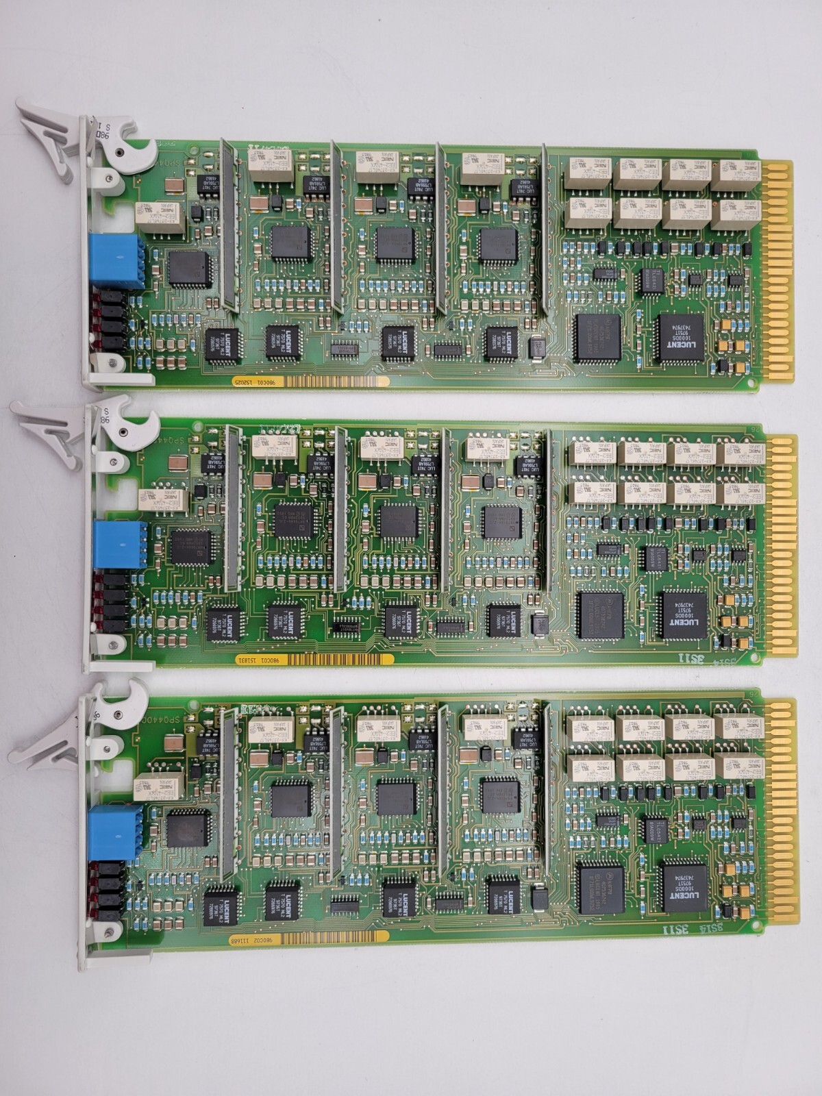 Lucent SLC-2000 SPQ440C Telecommunication Card Busy Circuit Board Assembly Rack