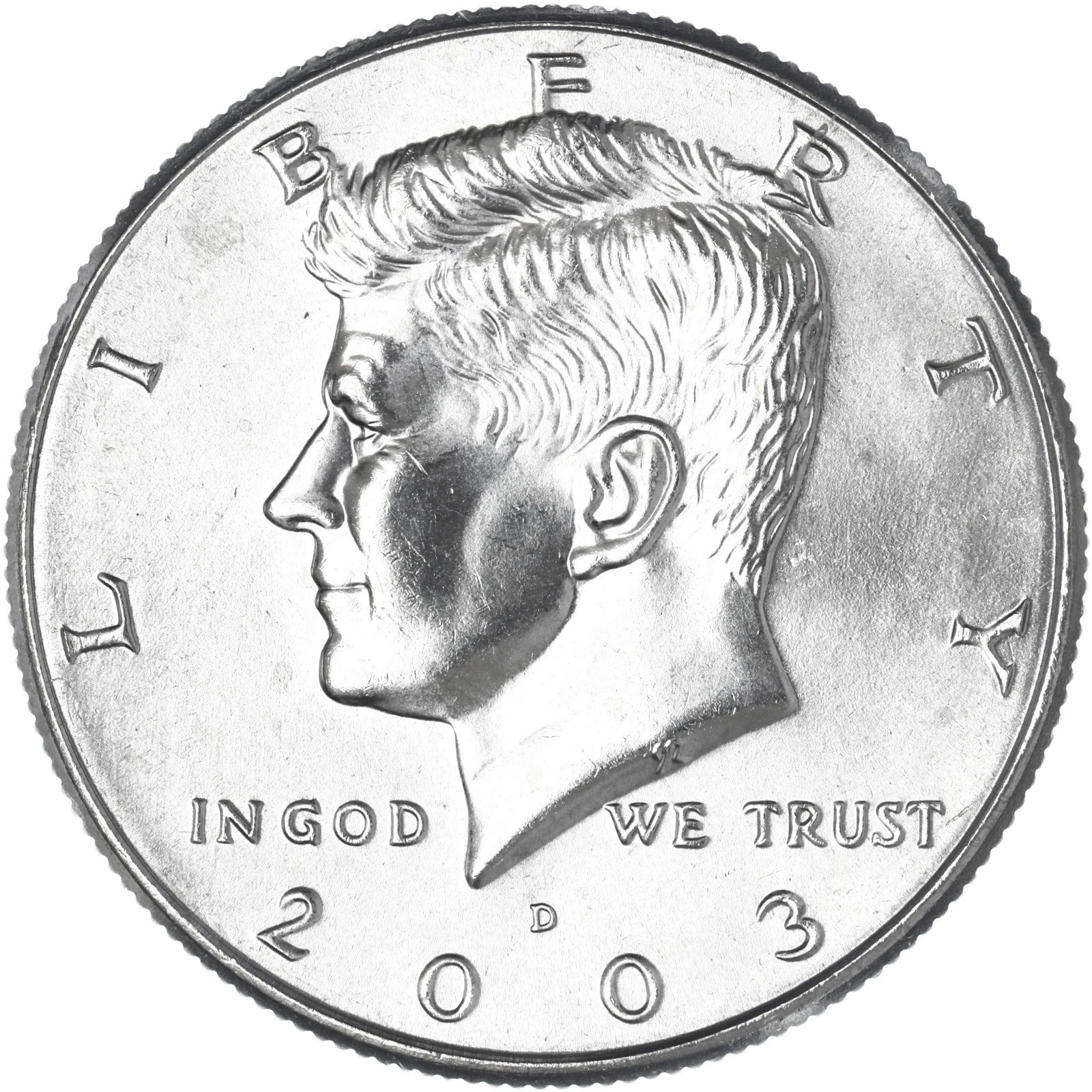 2003 D Kennedy Half Dollar Uncirculated from Mint Set