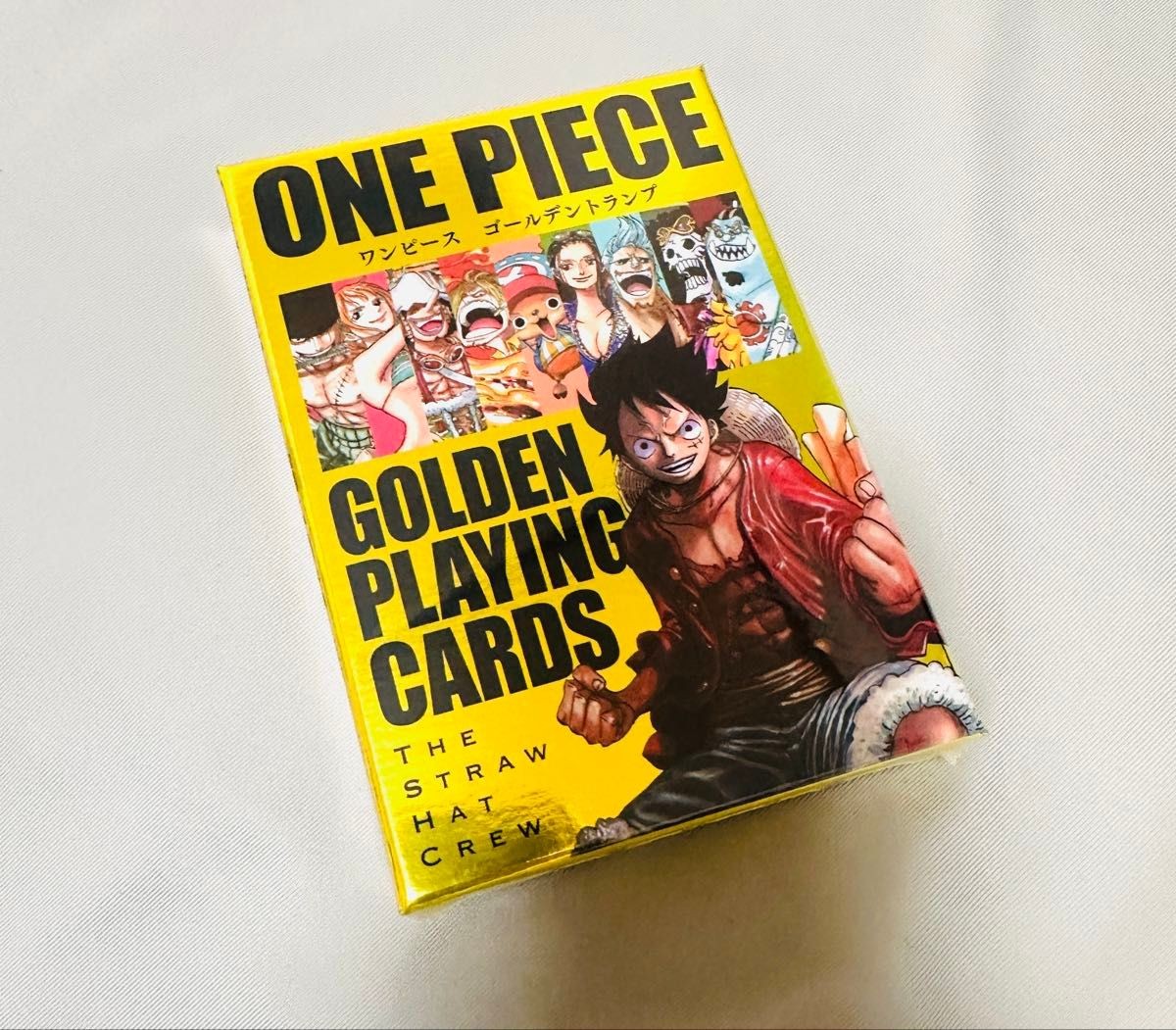 ONE PIECE Golden Playing Cards Poker Deck JUMP SHOP Japan JF 2024 FS