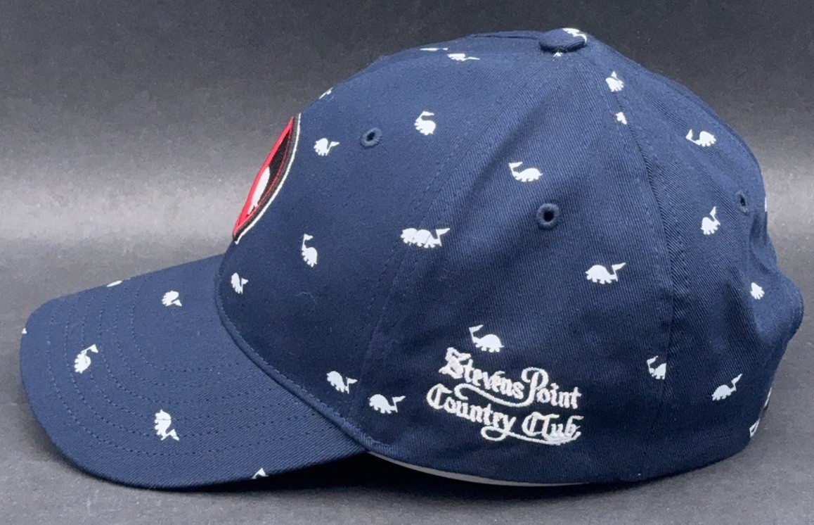 Adidas No Slow Play Golf Hat Adjustable Dad Cap Turtle Flag STEVENS POINT CC WI