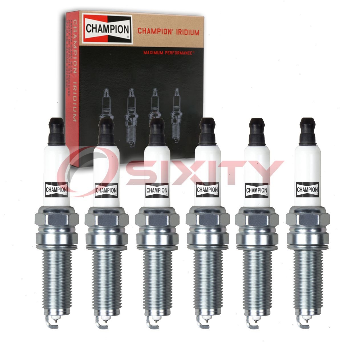 6 pc Champion Iridium Spark Plugs for 2011-2017 Chrysler 200 3.6L V6 ye