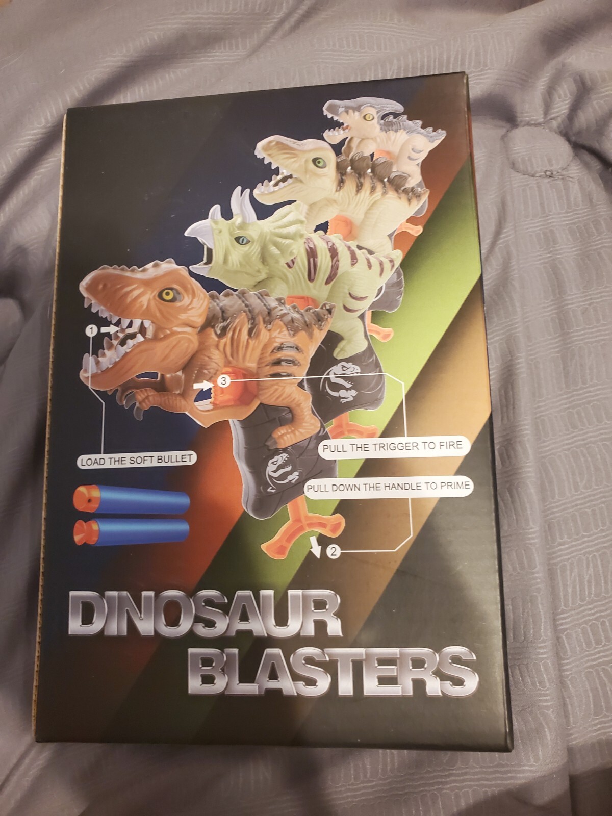Dinosaur Toys Gun Foam Blasters & Guns T-rex Toy Shooting Game B#24