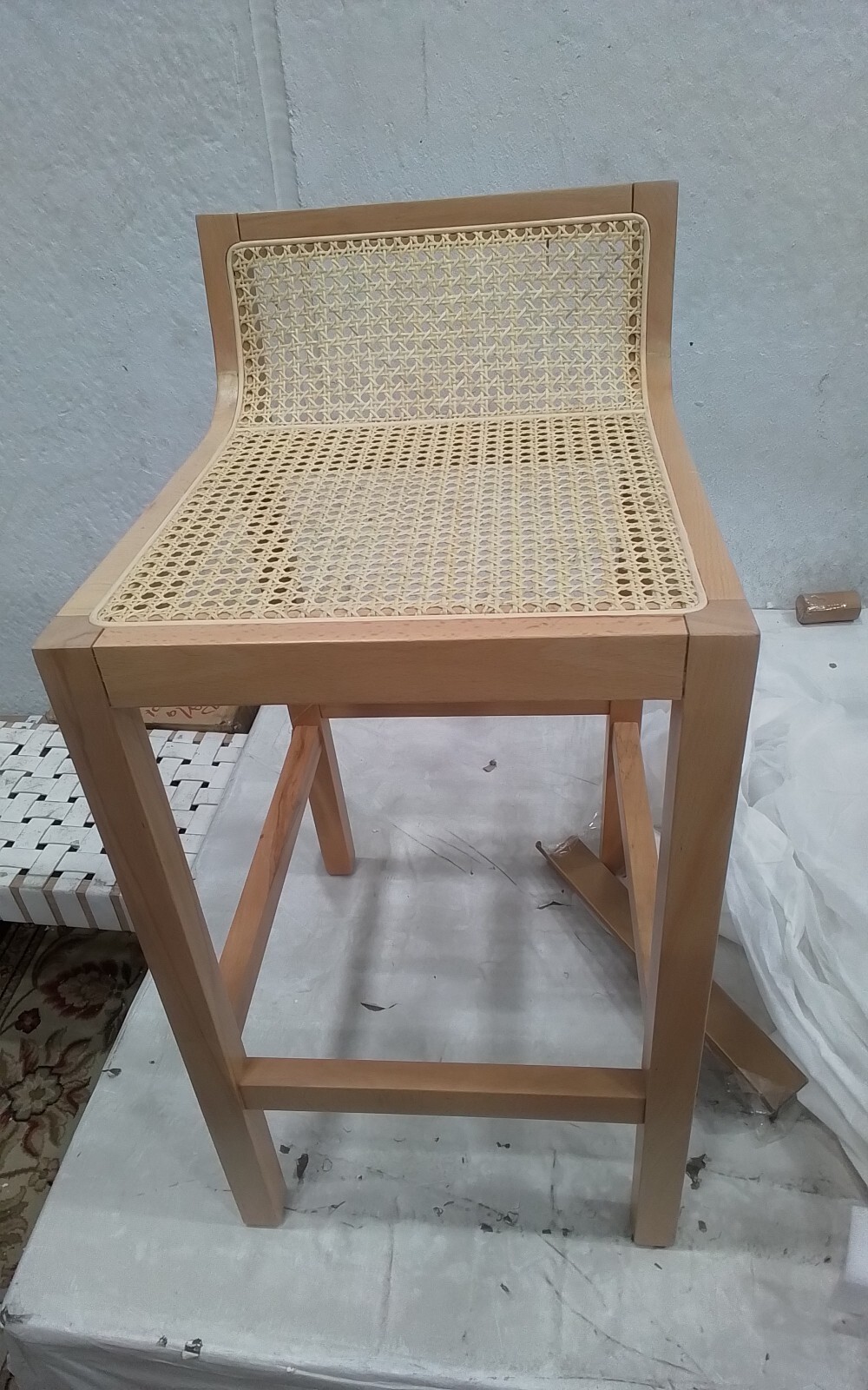 Safavieh SAITO LOWBACK CANE CNTR STOOL, Reduced Price 2172754528 BST9500C