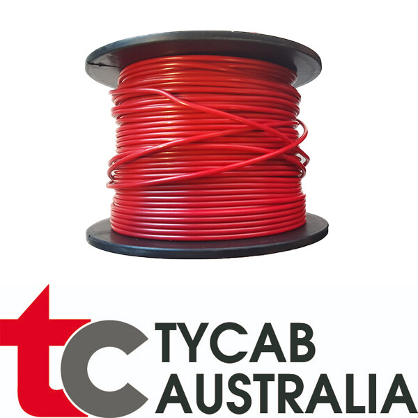 6mm (4.59mm2) 48 amp TYCAB Wire Single Core Various Lengths O.D 4mm