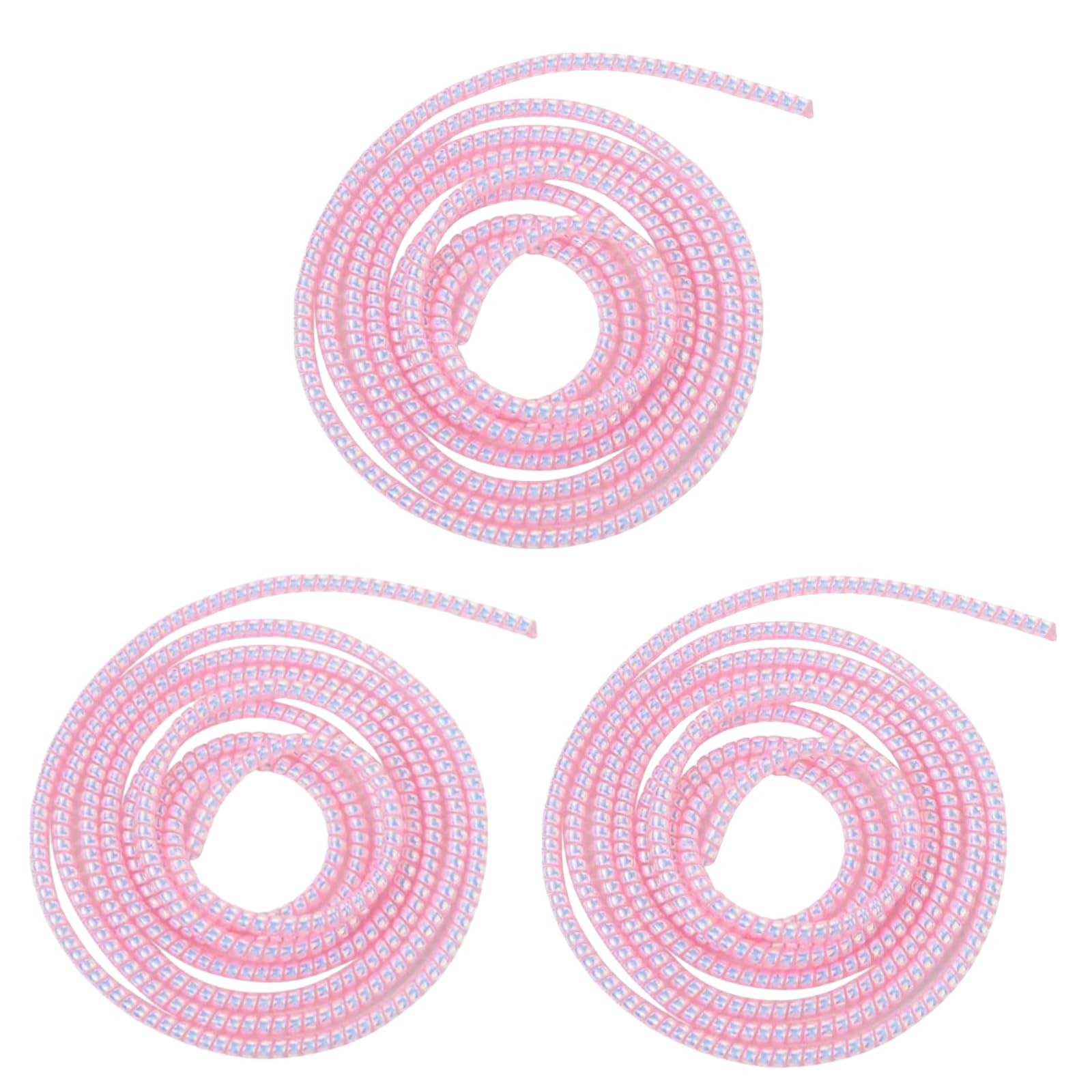 3pcs Laser Spiral Cable Protectors - Charger/USB Data Cable Sleeves | Headpho...