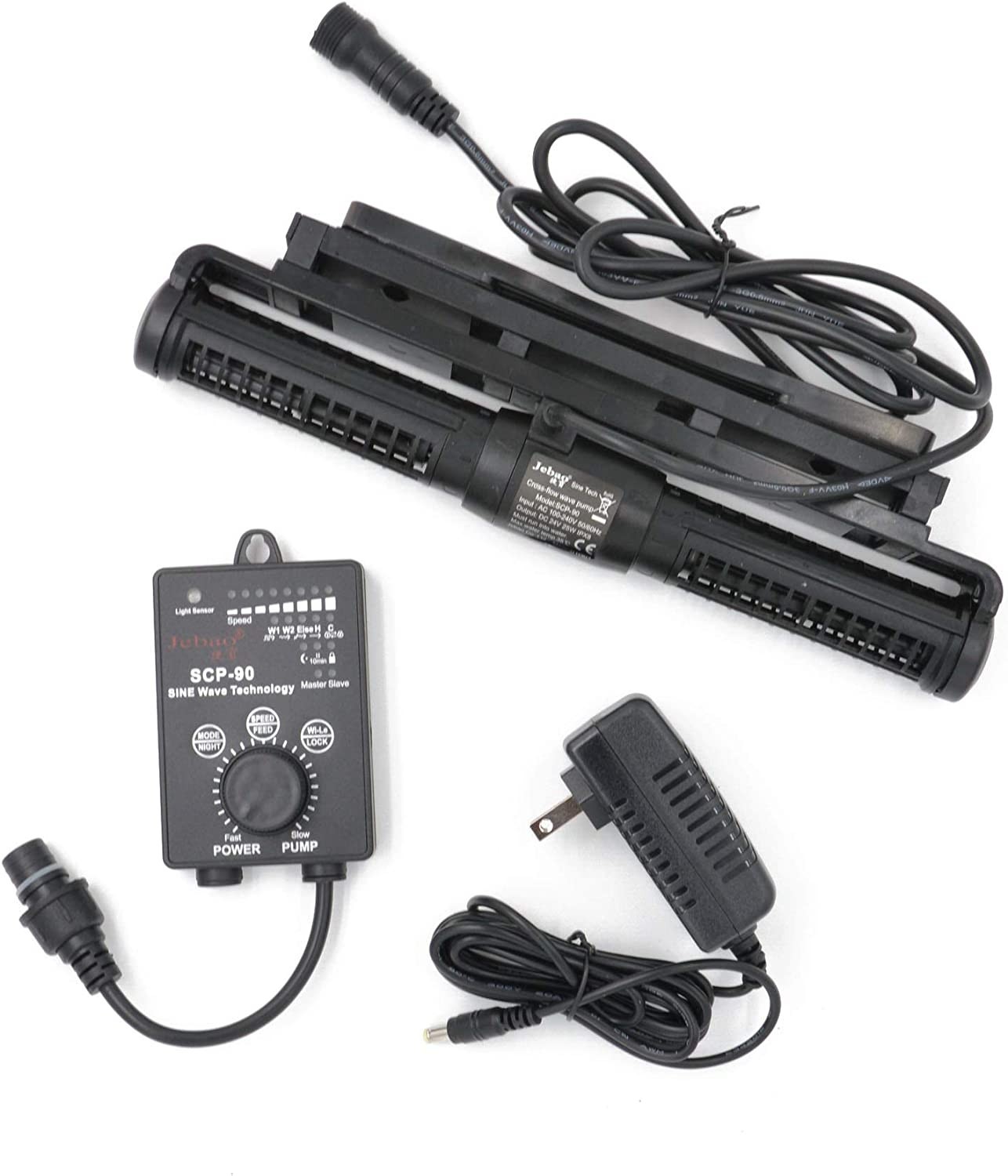Jebao Aquarium Sine Wave Maker LED Display Controller Adjustable Cross Flow Pump