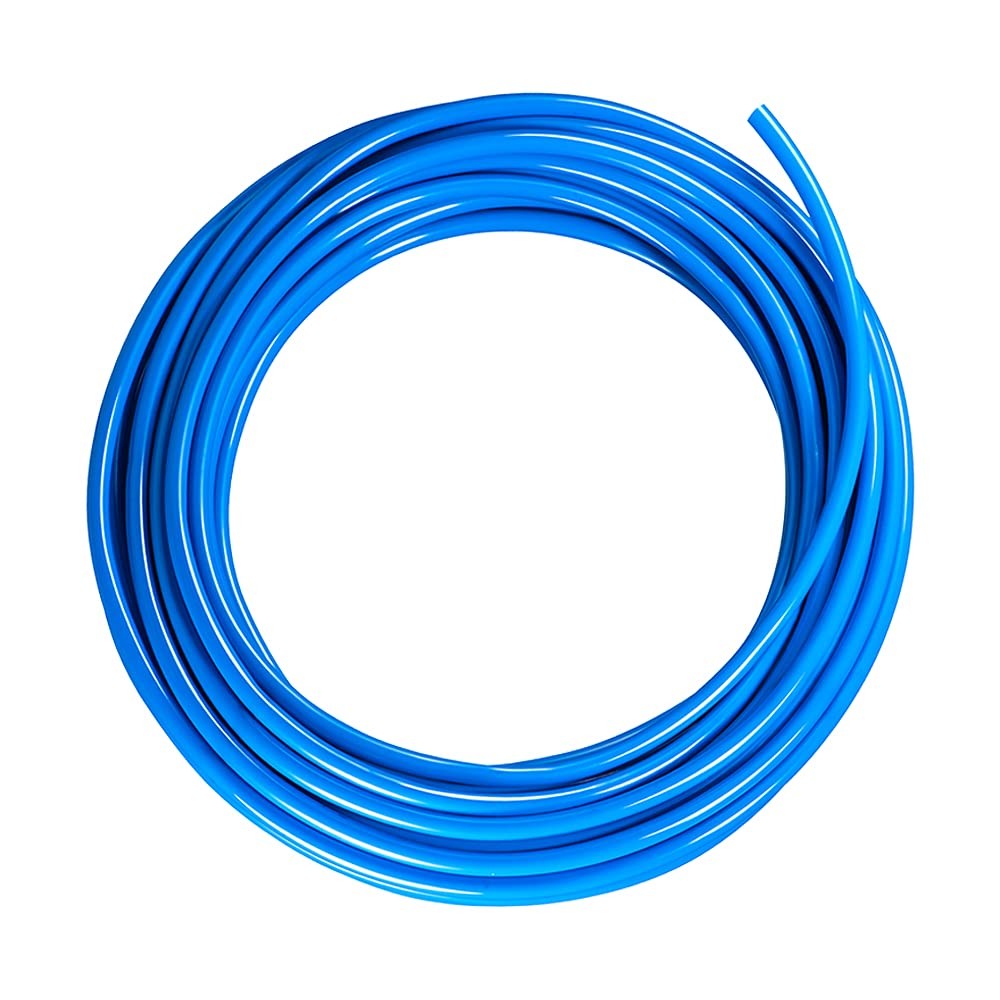 CGELE Pneumatic Tubing Blue PU Air hose Pipe Tube 6mm OD-39.4Ft/12Meter,