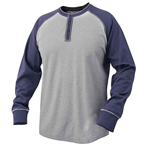 Black Stallion TF2520 Flame-Resistant Cotton Jersey Henley Long Sleeve T-Shir...