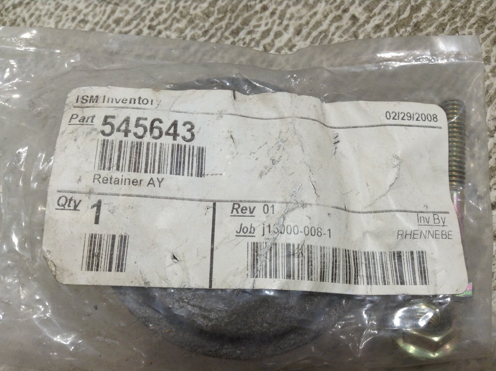 R&R 545643 AY Retainer New (TSC)