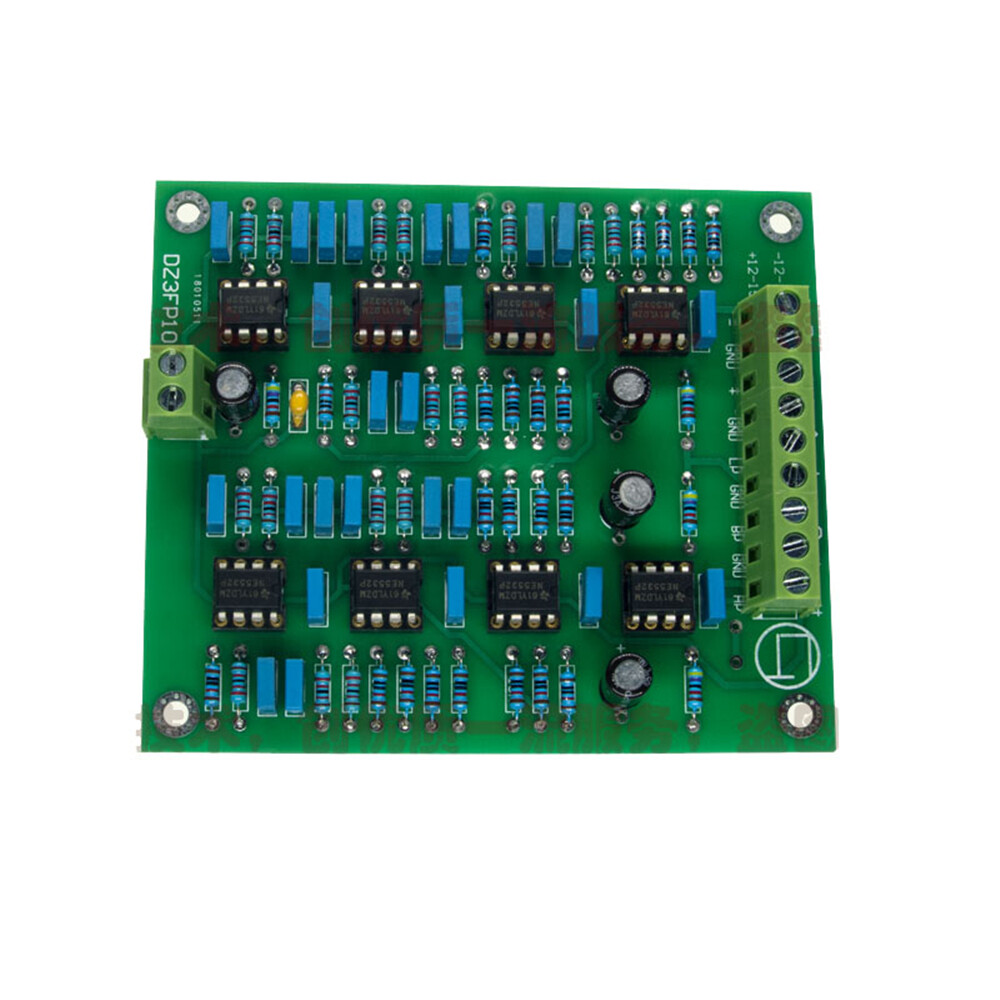 Preamp NE5532 Op Customized Three-Frequency Divider Treble Midrange Bass Output