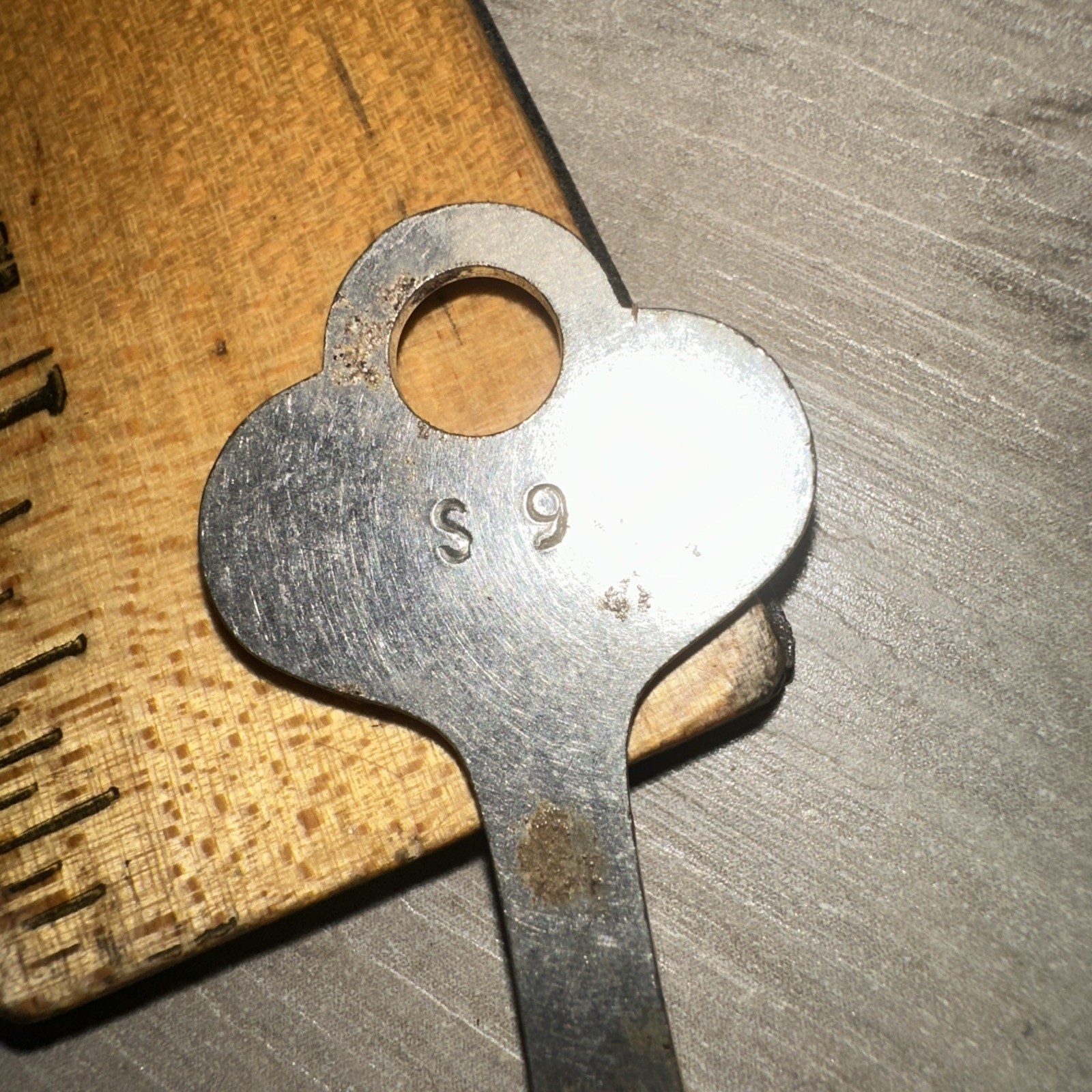Antique Yale & Towne Junior Skeleton Key #S9 Flat Key