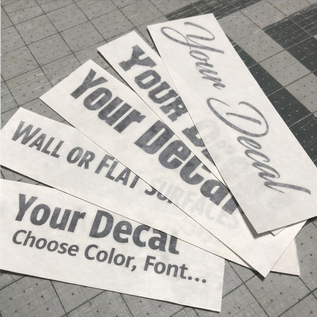 Custom Personalized Vinyl Lettering Name Decal Sticker Kitchen Wall Appliances