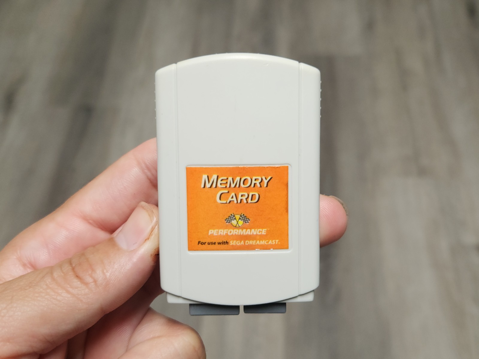 SEGA Dreamcast Performance Brand Memory Card (P-20-316E) - Cleaned And Tested