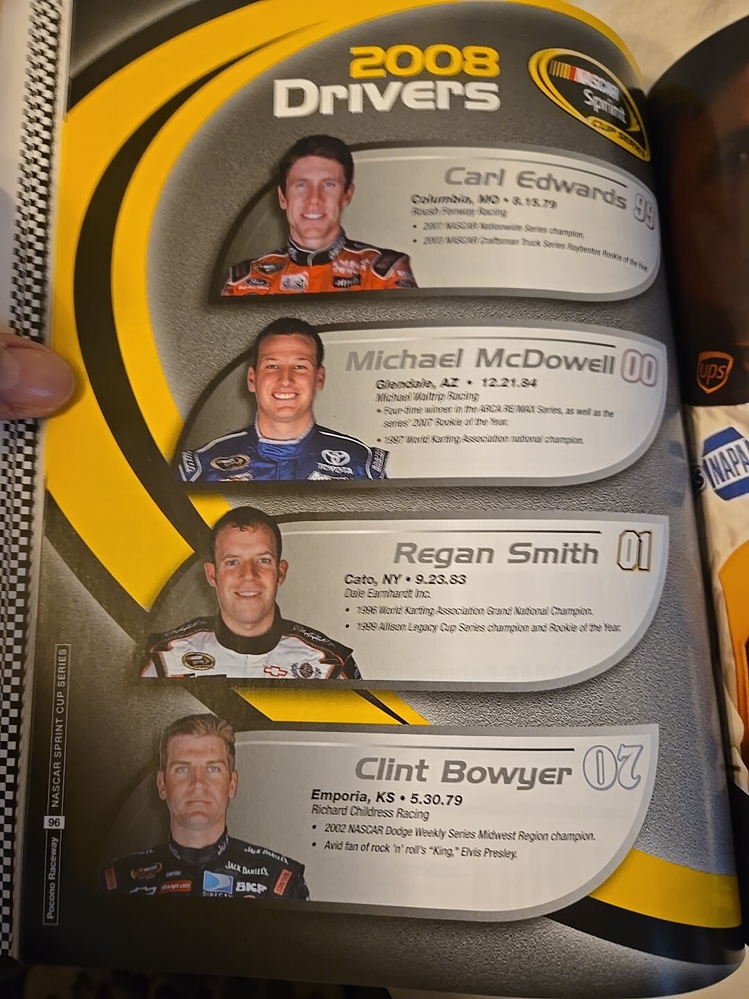 2008 Pocono 500 Souvenir Program June 8, 2008