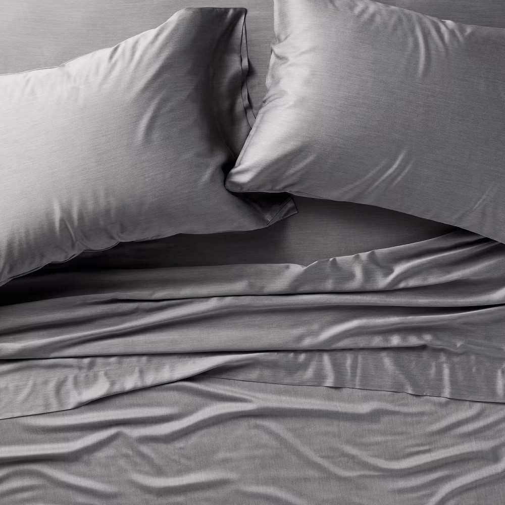 400 Thread Count Rayon from Bamboo Sheet Set Dark - Casaluna