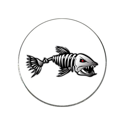Skeleton Fish Animal Golf Ball Marker