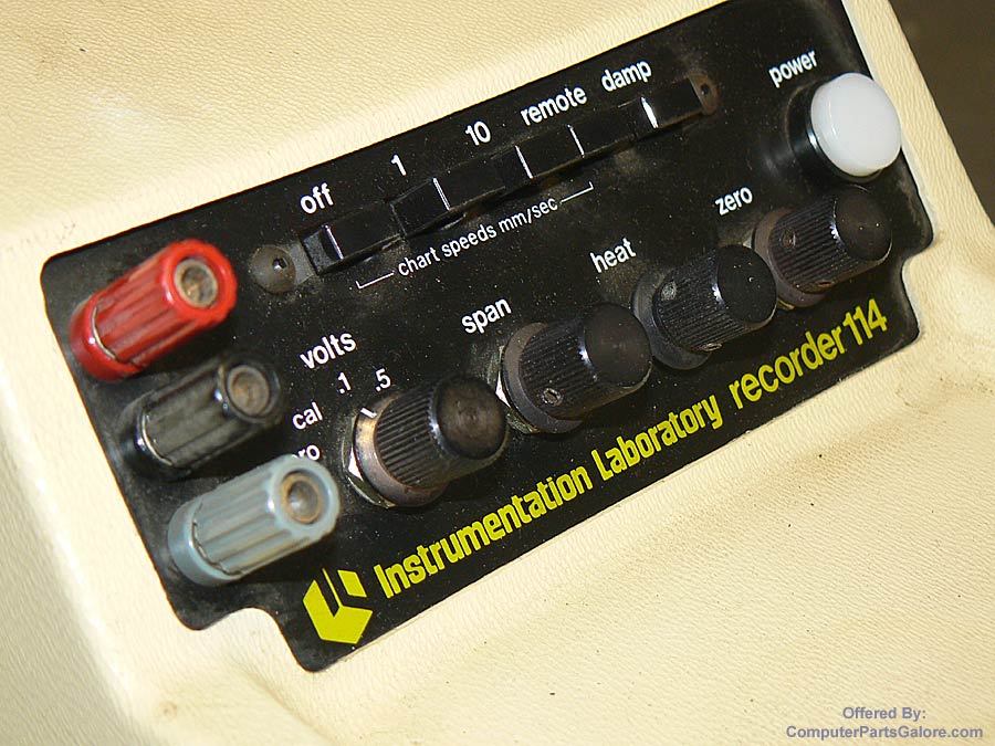 Instrumentation Laboratory Model 114 Recorder