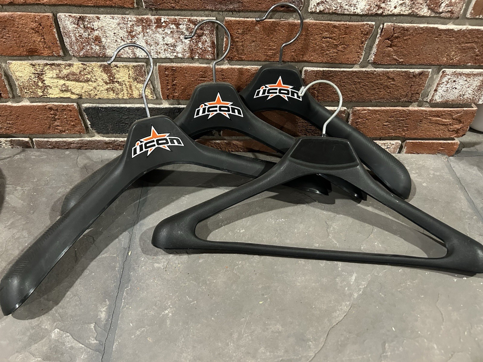 Icon Motosports jacket hangers Lot of 4