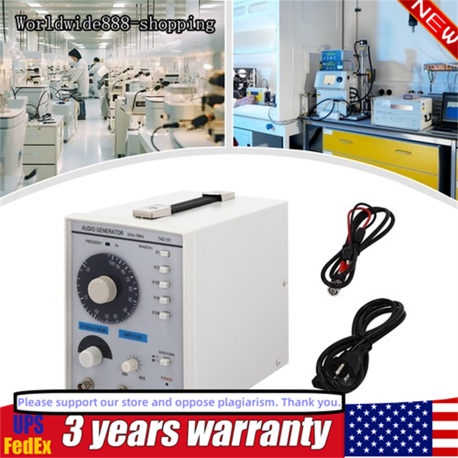 Professional Low-Frequency Signal Generator with Dual Waveform Capability