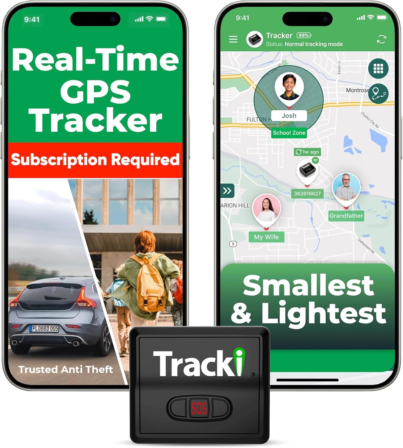Tracki 4G LTE GPS Tracker Vehicle Magnetic
