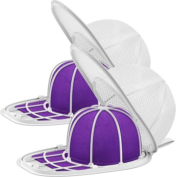 Cap Washer for Washing Machine 2 Pack Hat Protector Holder Travel Safe