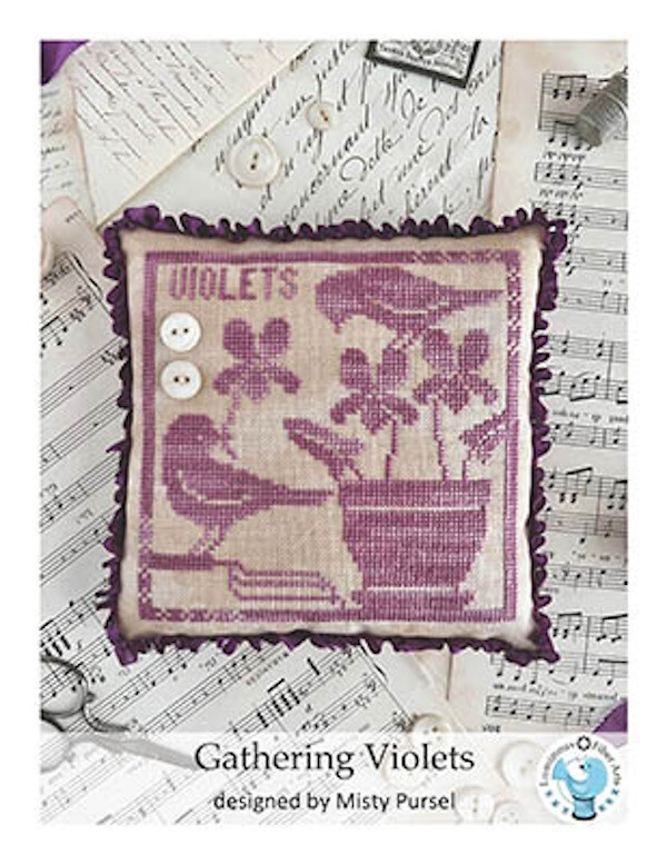 Gathering Violets~Luminous Fiber Arts