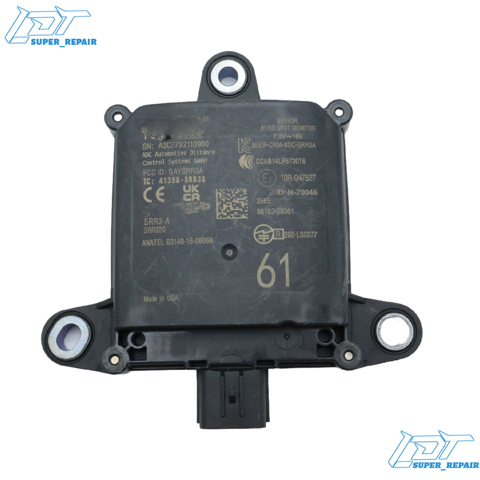 For 2024 Toyota Sienna Rear Blind Spot Monitor Sensor Radar Module 88162-08061