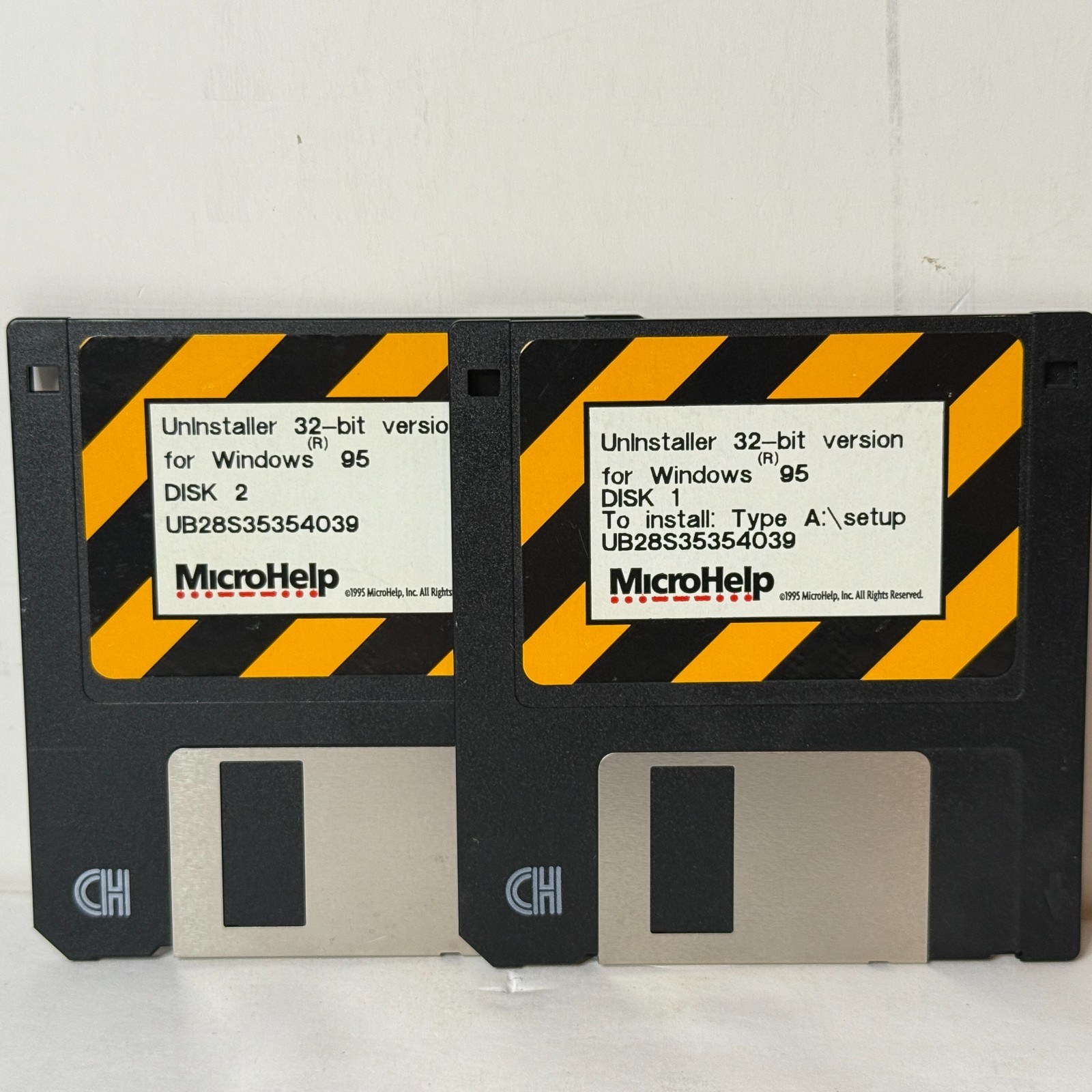 Windows 95 32-Bit Uninstaller ©1995 MicroHelp 3.5" Floppy Software *B2G1*