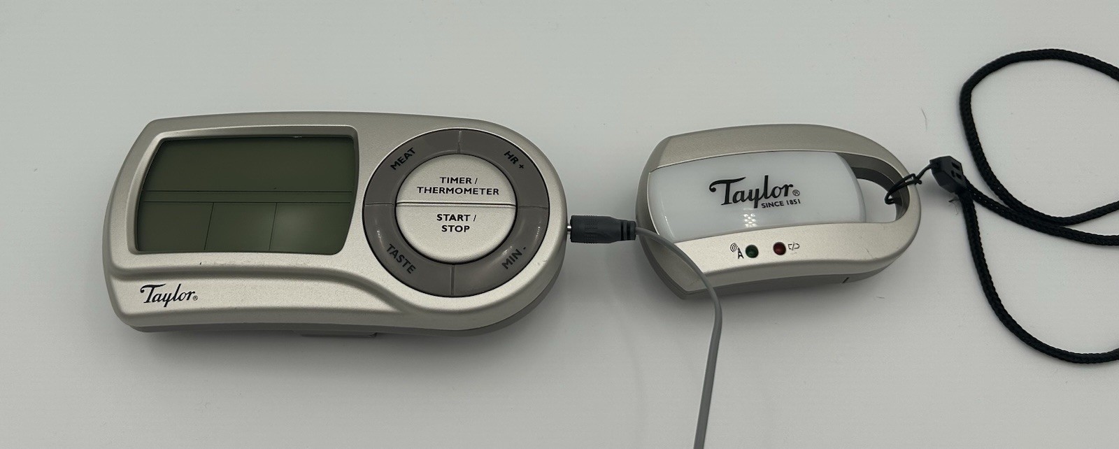 Taylor Connoisseur Wireless Thermometer with Remote Pager Plus Timer WORKS