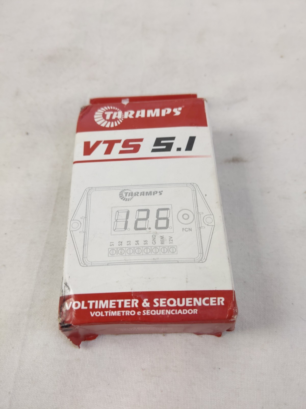 Taramps Automotive Digital Voltmeter and Sequencer VTS 5.1 Blue LED